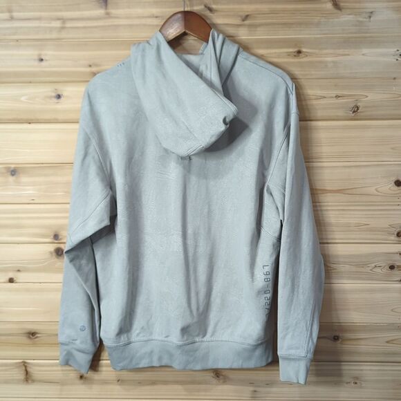 Lululemon Top Mens Small Gray Relaxed Fit Training Hoodie - Picture 5 of 11